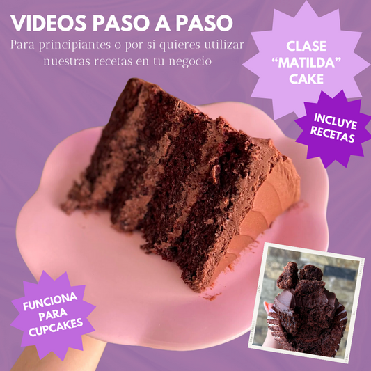 CLASE PRE-GRABADA - MATILDA CAKE